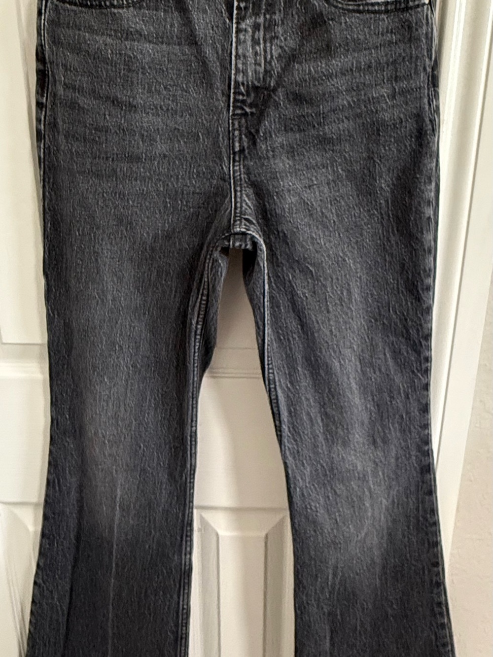 Levi's Women's Black Gray Washed Bootcut Jeans